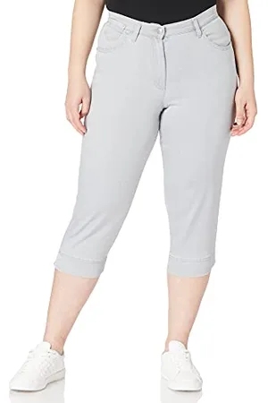 Brax Damen Stijl Corry Capri 5-Pocket zomer Denim Comfort Plus Freizeithose, , 42 EU