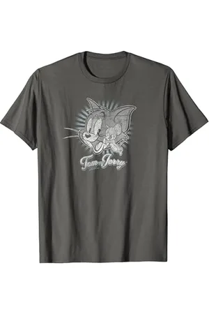 Tom And Jerry Classic Pals Grey T Shirt T-Shirt