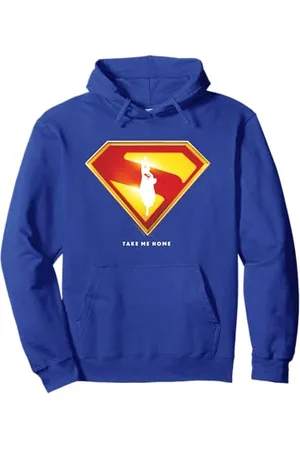 Superman (2025 Movie) Take Me Home Shield Amazon Exclusive Pullover Hoodie