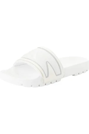 Calvin Klein Jeans Herren Badeschuhe Truck Slide In Badelatschen, Weiß (Bright White/Creamy White), 45 EU
