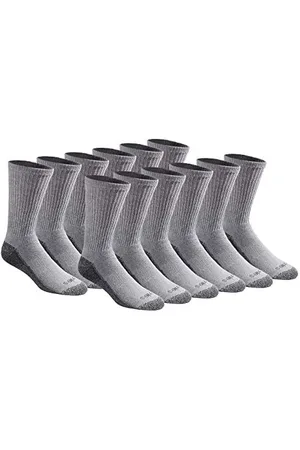 Dickies Herren Dri-tech Original Moisture Control Crew, Available in M-XXL (6, 18 Pairs) Socken, , Medium (12er Pack)