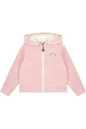 Steiff Sweatjacke EU Größe 92 , Mädchen Sweat-Jacke, Kapuzen-Jacke für Kleinkinder, weich und bequem, Kinder Sweatshirt, waschmaschinenfest
