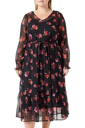 ONLY Damen CARMIRENA Life LS Calf Dress BF Kleid, , 44 Größen