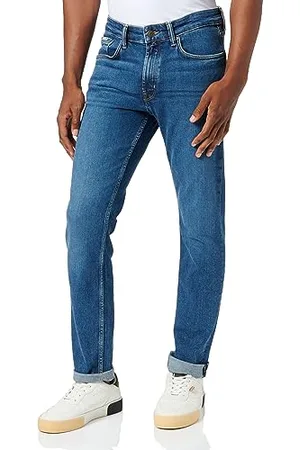 Marc O’ Polo Marc OߴPolo Denim Herren Jeanshose mit Stretch-Anteil Slim Fit, Blau (Multi/Dark Blue Black), W33/L32