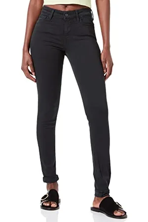 Replay Damen Jeans Luzien Skinny-Fit Hyperflex Colour X-Lite mit Stretch, (Schwarz), 25W / 30L