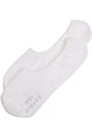 ESPRIT Herren Füßlinge Basic Uni Multipack M In Baumwolle unsichtbar einfarbig 2 Paar, , 39-42