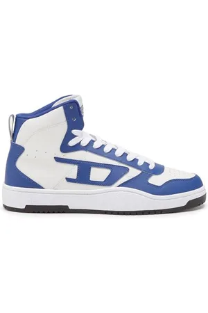 Diesel _S-Ukiyo V2 MID Sneakers_Shoes_Weiß/Blau_43 EU