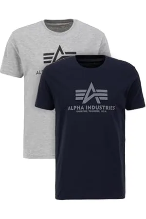 Alpha Industries Basic T 2 Pack T-Shirt für Herren