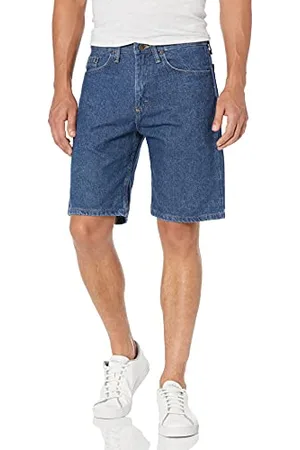 Wrangler Herren-Jeans, klassisch, entspannte Passform, Five-Pocket-Shorts, Stonewashed, dunkel, 48