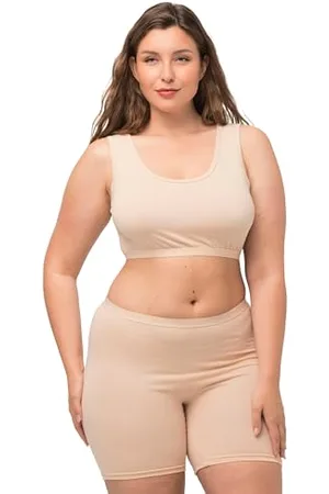 Ulla Popken Damen 4056088485082 Bustier, Undurchsichtige, , 46-48