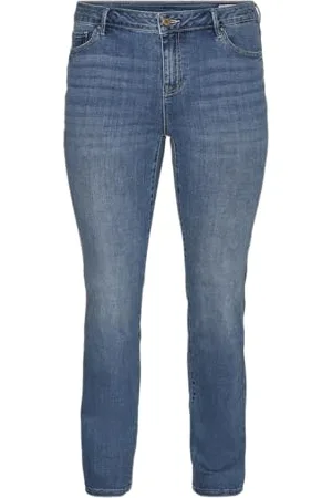 VERO MODA Damen Vmcflash Mr Straight Li347 Ga Cur Noos Jeans, , 48W / 32L EU