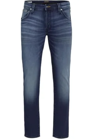 JACK & JONES Male Tapered Fit Jeans JJIMIKE JJFOX I.K. GE 424 NOOS Tapered Fit Jeans