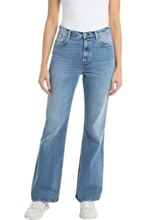 Replay Damen Jeans Teia Rose Label, (Blau), 30W / 30L