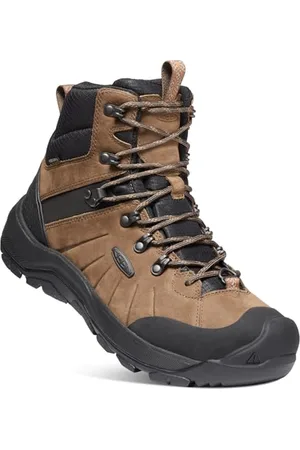 Keen Herren Revel 4 Mid Polar Schneestiefel, Dark Earth/Caramel Cafe, 47.5 EU