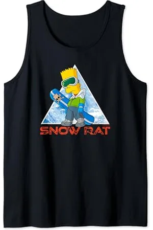 The Simpsons Bart Simpson Snowboarding Snow Rat Tank Top