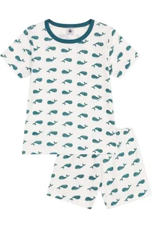 Petit Bateau Jungen A0DAF Pyjacourt, , 8 Jahre