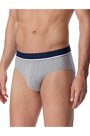 Schiesser Herren 3 PACK Slips Bio Baumwolle Multipack - 95/5 Organic, , 8/ XXL