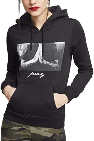 Mister Tee Damen Ladies Pray Hoody S Black