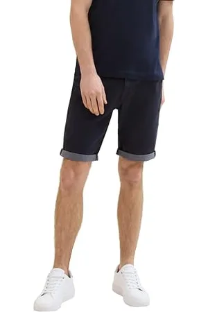 TOM TAILOR Herren Josh Regular Denim Shorts, sky captain blue, 33