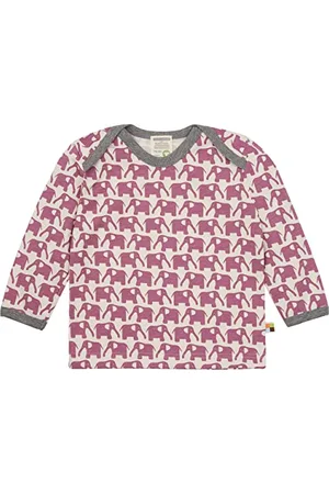 loud + proud Shirt Langarm mit Elefanten Print, GOTS Zertifiziert