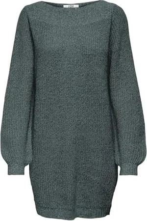 JDY Damen whitney Megan L/S Boat Dress Knt Noos Strickkleid, , M EU