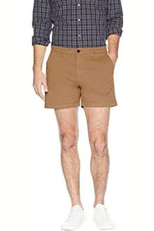 Amazon Herren 13 cm Flatfront-Chinoshorts mit hohem comfort in schmaler Passform (zuvor Goodthreads), , 32W