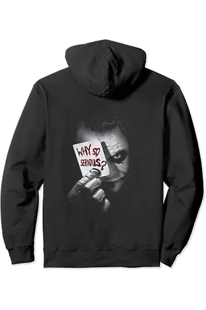 DC Comics Originals DC Dark Knight Foto Warum so ernst Pullover Hoodie