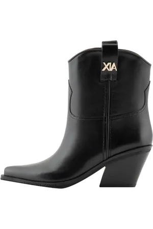 Armani Exchange Damen Ampero Ankle Boot, Black, 36 EU