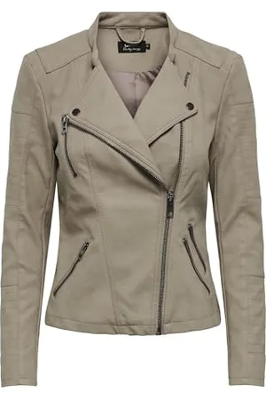 ONLY Damen Wildleder-Optik Biker-Jacke OnlSherry Übergangs-Jacke, ,34