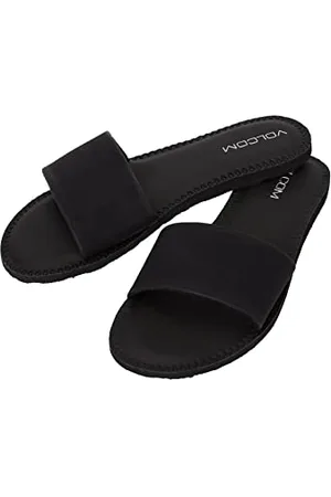 Volcom Damen Simple Synthetic Leather Strap Slide Schiebe-Sandalen, , 38 EU
