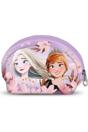 Disney Die Eiskönigin 2 (Frozen 2) Petal-Casual Oval Geldbörse, Lila, 12 x 9 cm