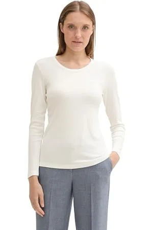 TOM TAILOR Damen Basic Longsleeve, , XXXL