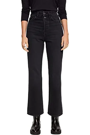 ESPRIT Damen 102ee1B342 Jeans, Black Dark Washed, 30W / 30L EU