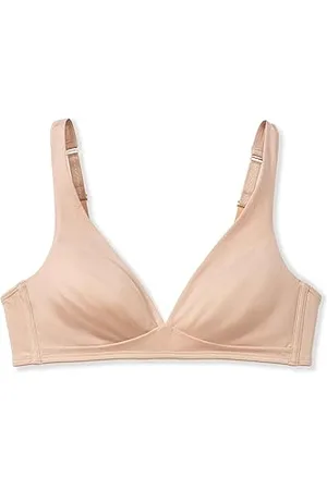 Calida Damen BH Eco Sense, rosa BH ohne Bügel aus Nylon, mit Verschluss aus Haken und Öse, Größe: 75A