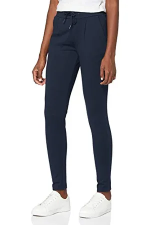 Ichi IHKATE PA2 Damen Sweathose Sweatpants Relaxhose mit Stretch Schmaler Schnitt mit Elastikbund, Größe:L, Farbe: