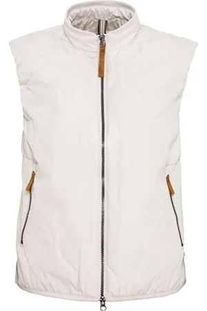 Camel Active Damen Kurze Steppweste aus recyceltem Polyester womenswear-48