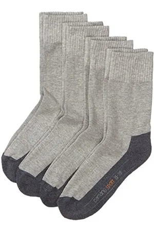 Camano GmbH Co KG Herren 5942 sportssokker 4 par Sportsocken, Grau, 43-46 EU