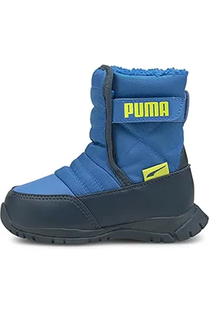 PUMA Unisex Baby Nieve Boot WTR AC Inf Sneaker, Future Blue-NRGY Yellow, 20 EU