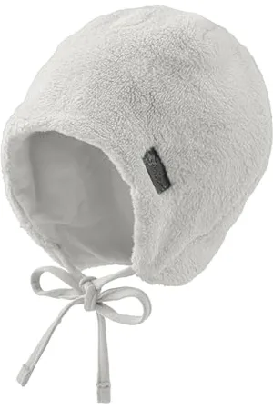 Sterntaler Mütze aus Teddyflausch - Unisex Babymütze mit angeschnittenen Ohrenklappen und Bindeband - warme Beanie, gefüttert mit Baumwollfleece - Erstlingsmütze - , 45