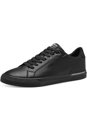 QS by s.Oliver Herren Sneaker flach Zeitlos Bequem, (Black), 41 EU