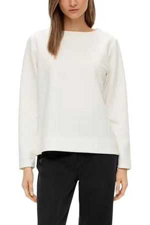 QS by s.Oliver Sweatshirt mit Musterstruktur