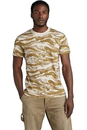 G-Star RAW Herren Tiger Camo T-Shirt, , XL