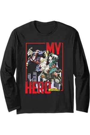 My Hero Academia Ripple Junction x All Might Deku Bakugo Langarmshirt