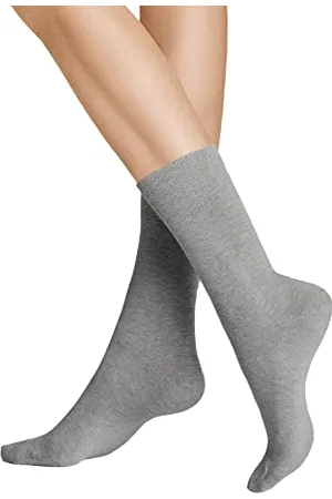 Hudson Damen Socken Relax Cotton druckfreier Bund Silber 0502 35-38