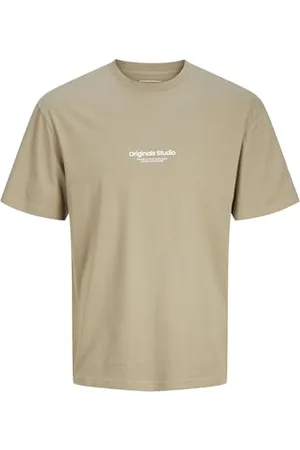 JACK & JONES JACK&JONES Herren JORVESTERBRO Tee SS Crew Neck NOOS T-Shirt, Silver SageL