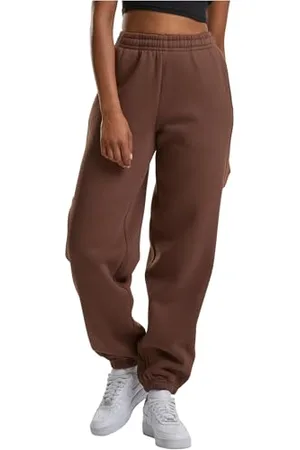 Urban classics Damen Sporthose Ladies Fluffy Sweatpants, Flauschige Jogginghose für Frauen, Loose Fit, Größen XS-5XL