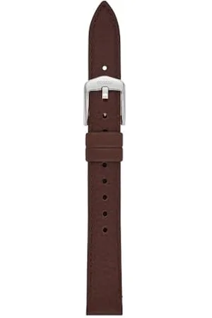 Fossil Uhrenband für Damen 14 mm LiteHide-Leder braun, S141219