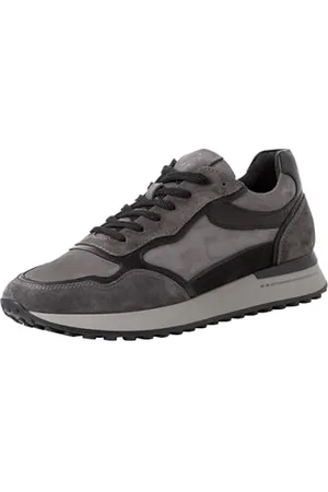 Marco Tozzi By Guido Maria Kretschmer Herren Sneaker flach Sportlich Casual, Grau (Dk.Grey Comb), 42 EU