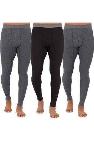 Fruit Of The Loom Herren Recycled Premium Waffle Thermal Underwear Long Johns Bottom (1, 2, 3, and 4 Packs) Pyjamaunterteil, , X-Groß (3er