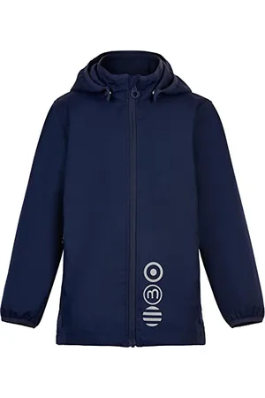 Minymo Unisex Kids Softshell Solid Shell Jacket, , 128